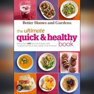 Better Homes and Gardens Ultimate Quick & Healthy Book - Red, Pink, Orange, Blue